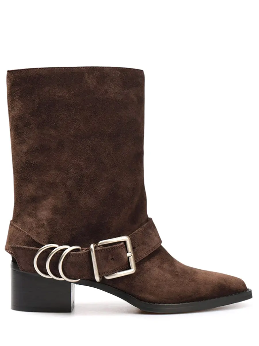 Казаки замшевые на байке