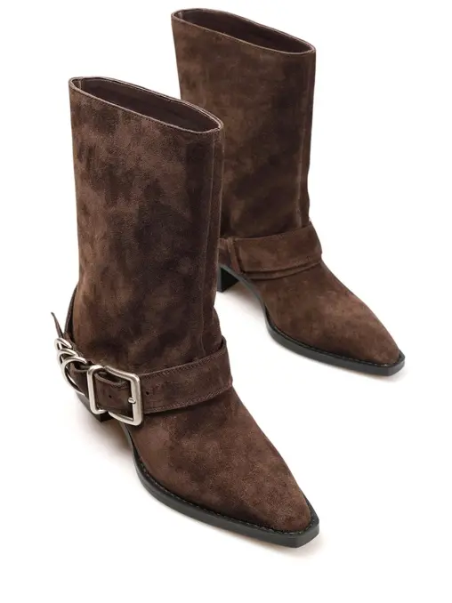 Казаки замшевые на байке MARC CONY