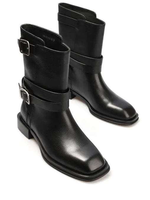 Ботинки кожаные на байке MARC CONY