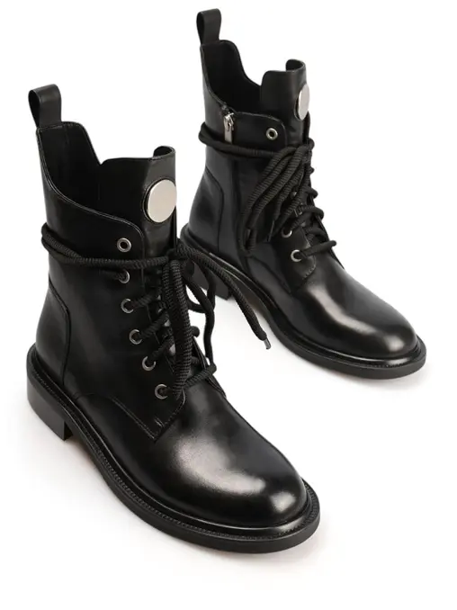 Ботинки кожаные на байке MARC CONY