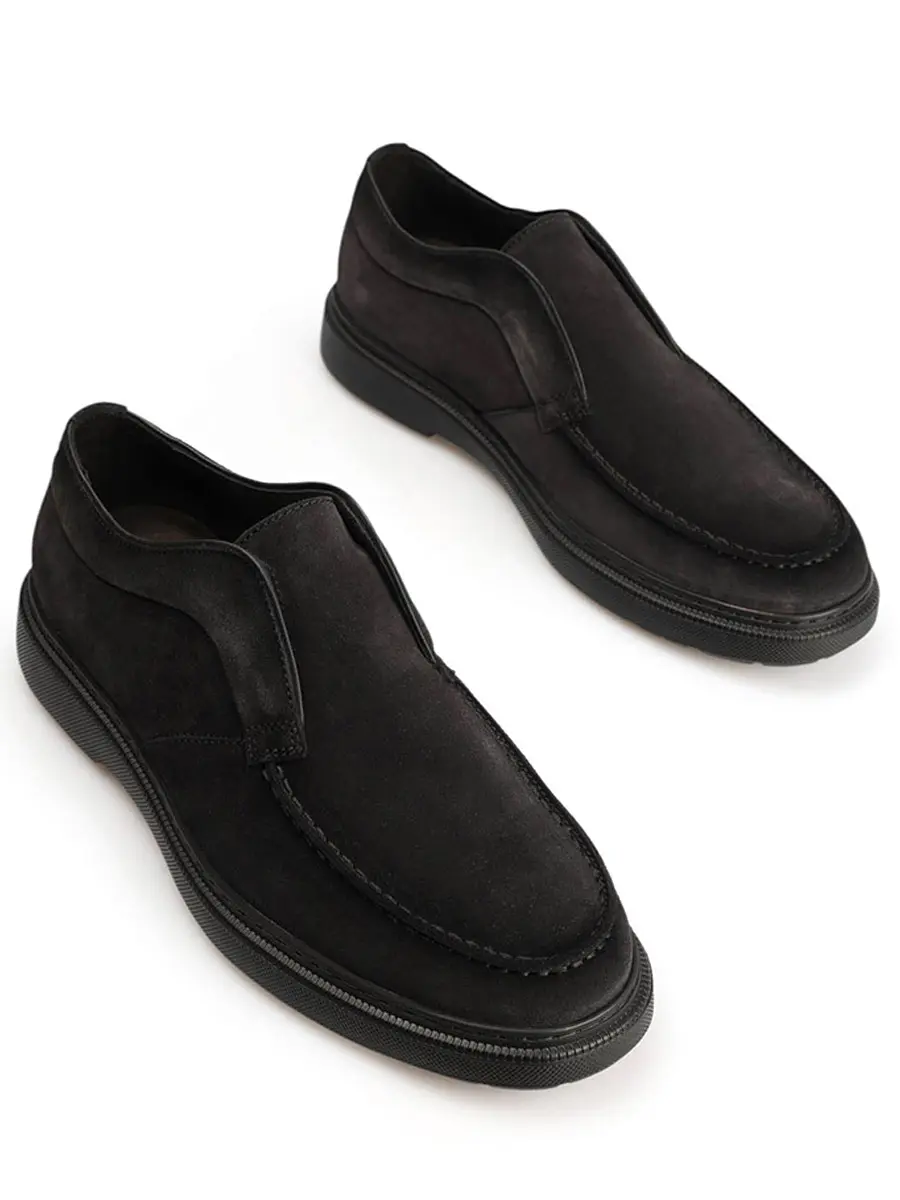 Полуботинки из спилка