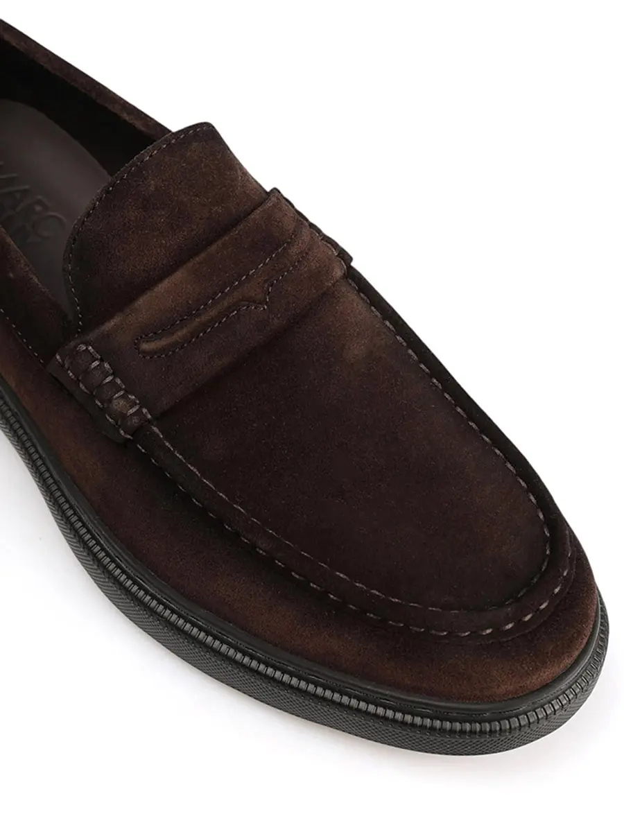 Лоферы из спилка