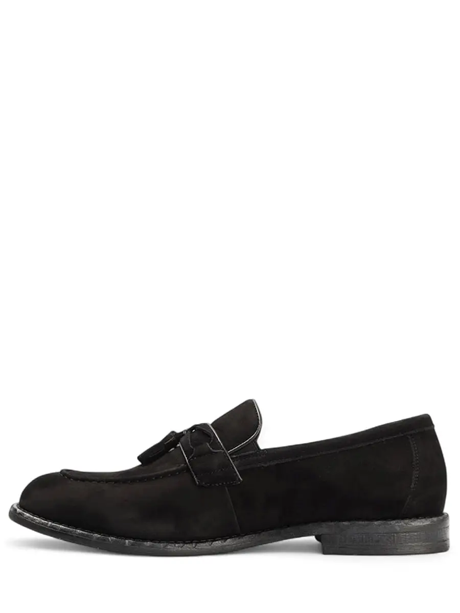 Лоферы велюровые