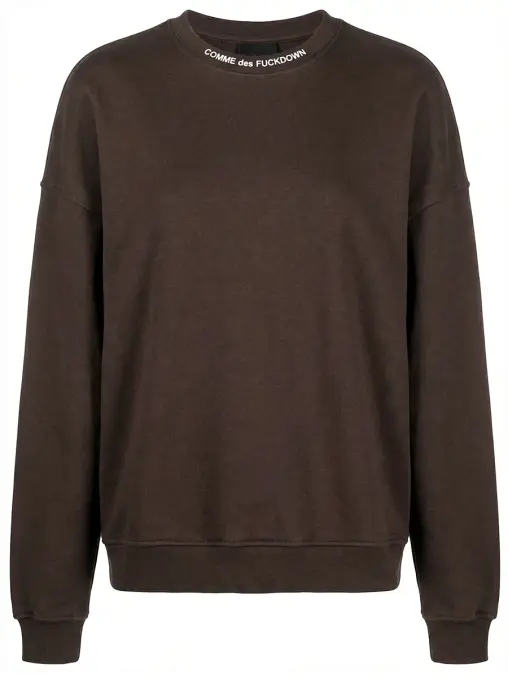 Толстовка хлопковая COMME DES FUCKDOWN