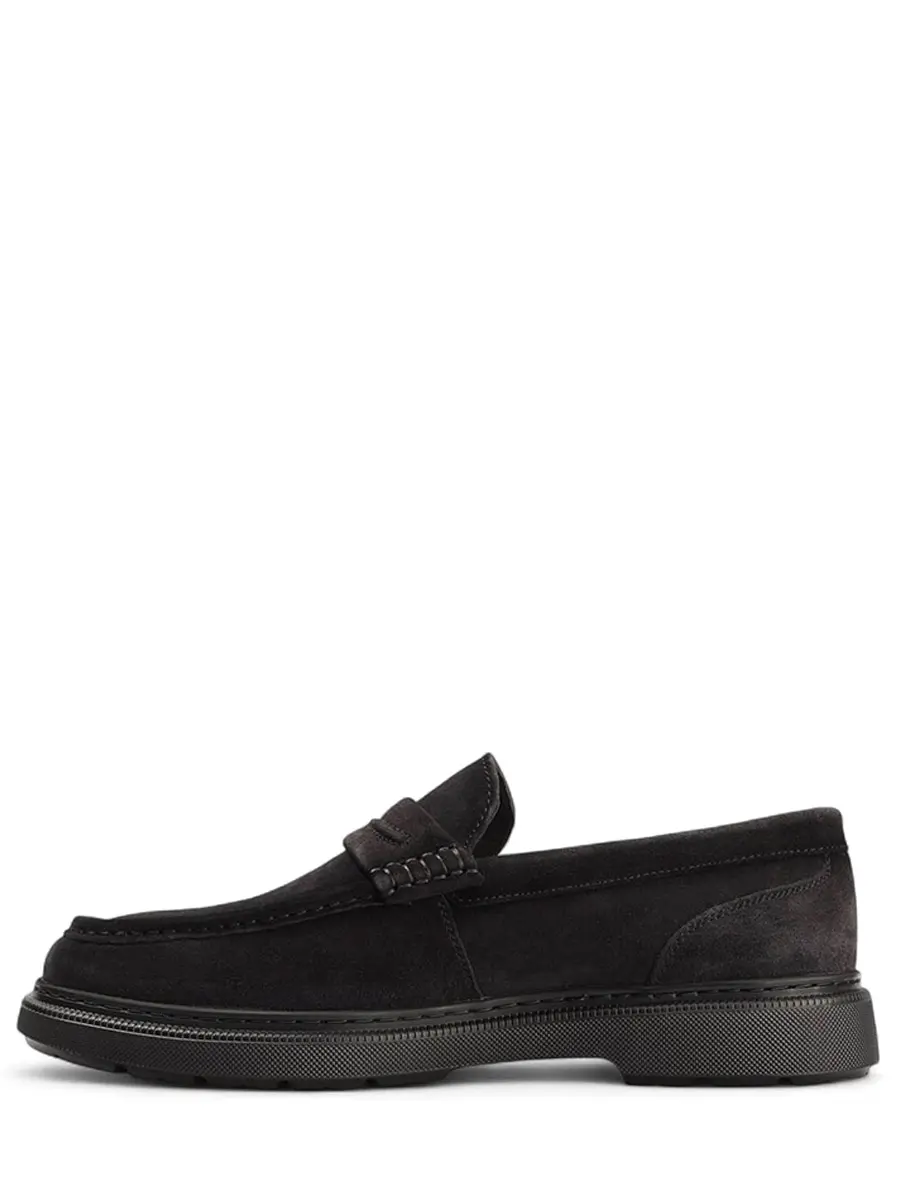 Лоферы из спилка