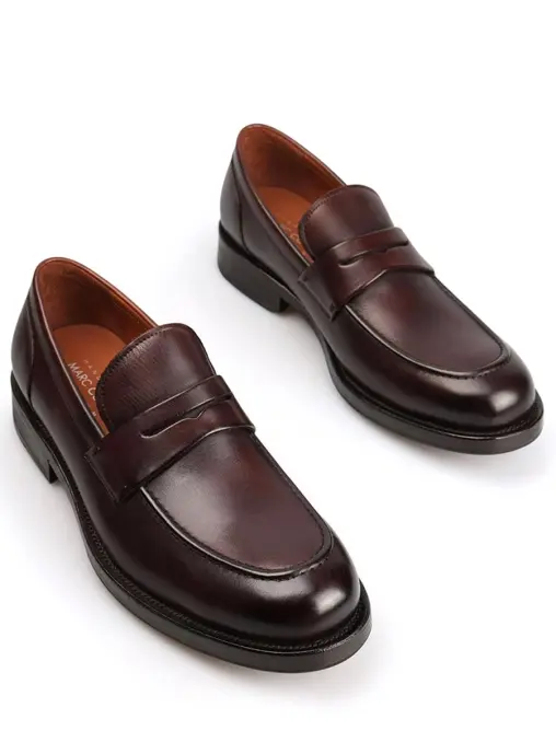 Лоферы кожаные MARC CONY