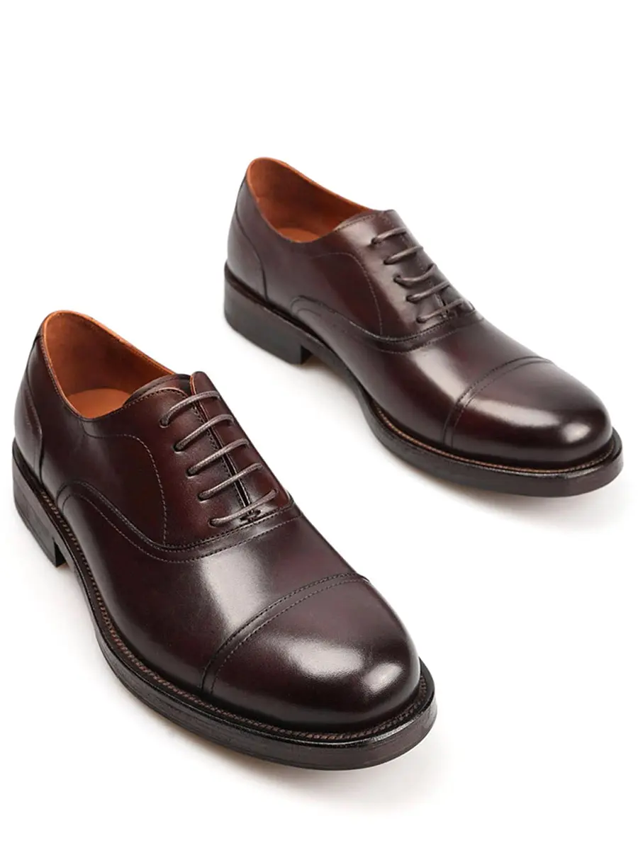 Оксфорды кожаные