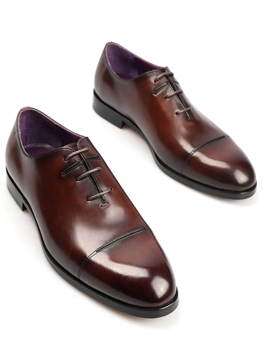 Оксфорды кожаные