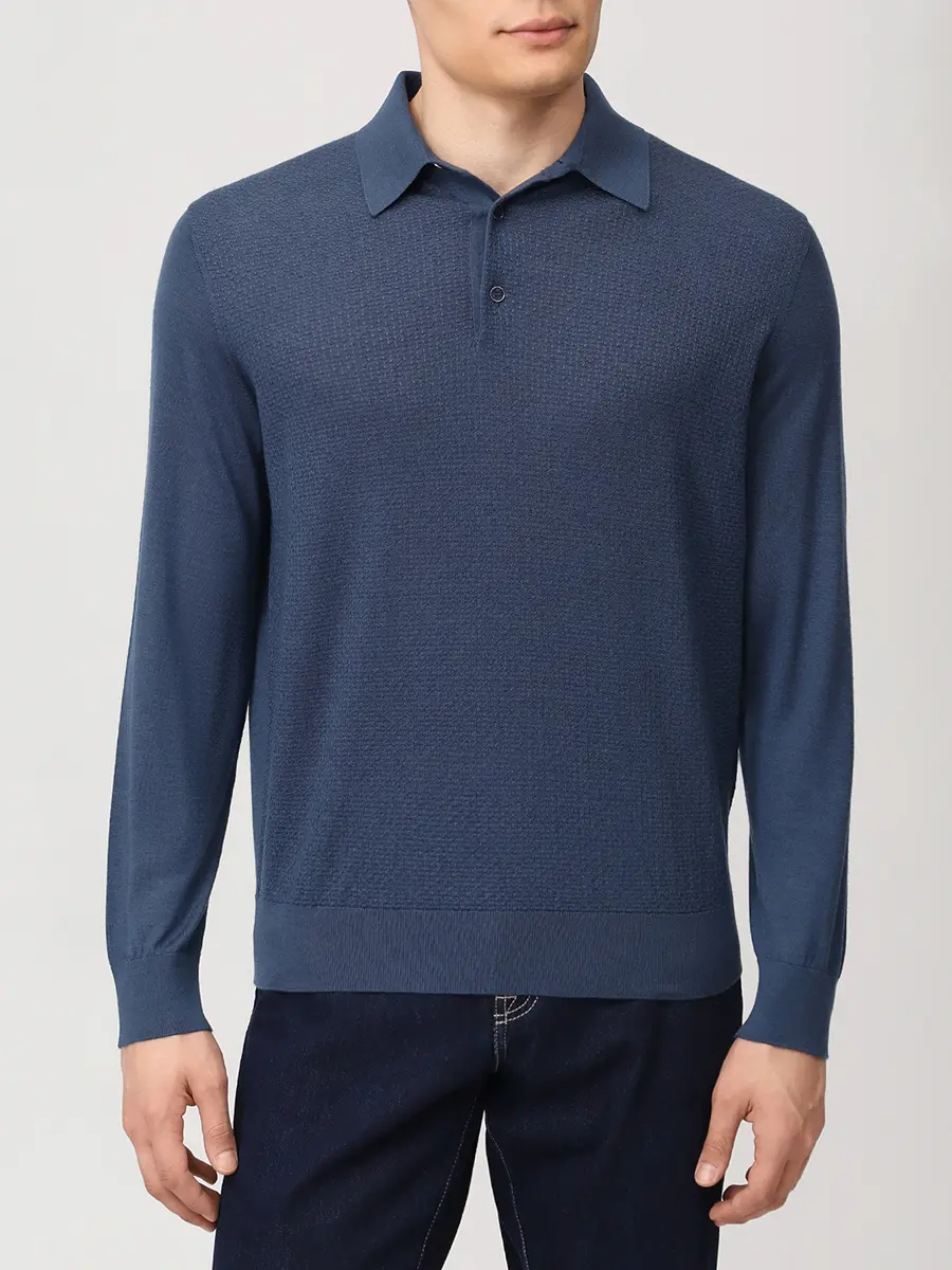Поло из кашемира и шелка