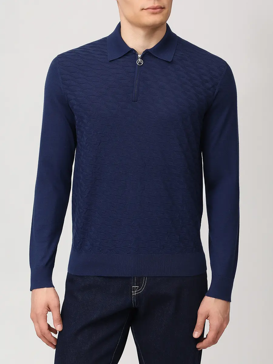 Поло из кашемира и шелка