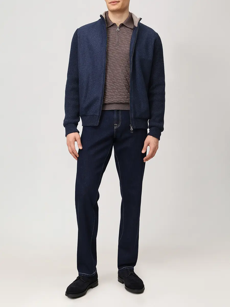 Поло из кашемира и шелка