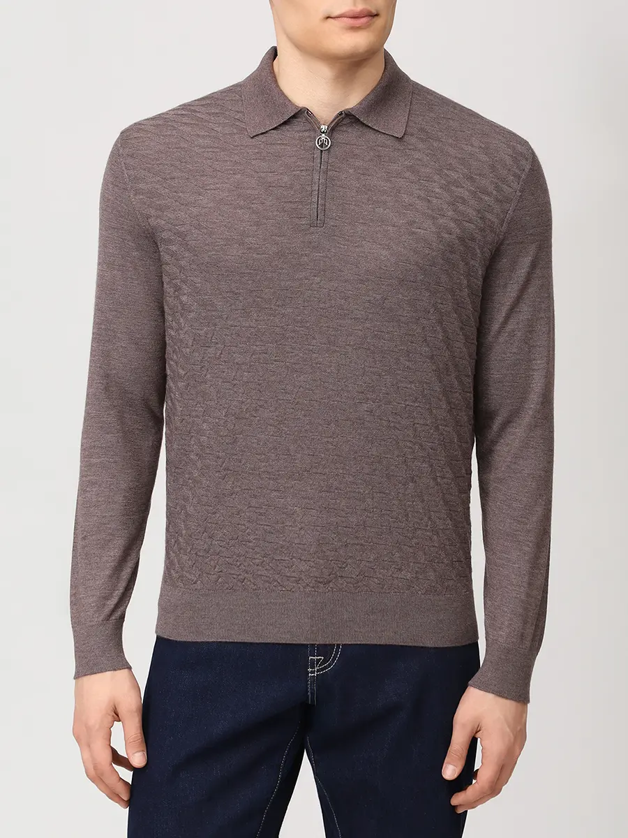 Поло из кашемира и шелка