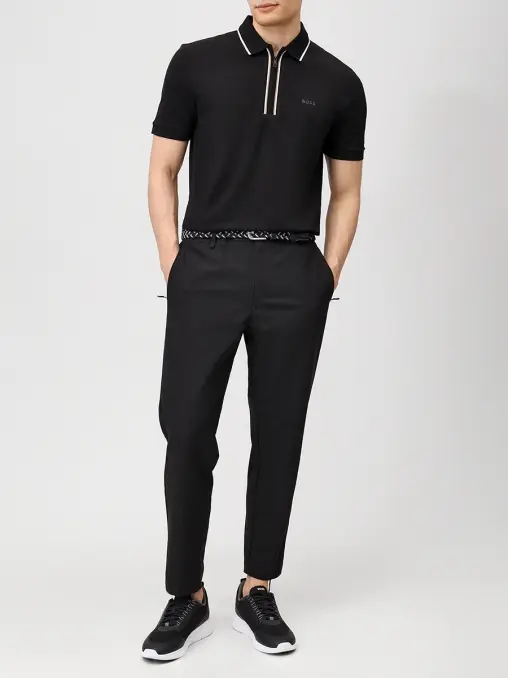 Поло хлопковое BOSS