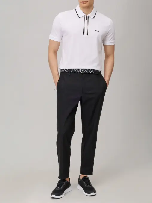 Поло хлопковое BOSS