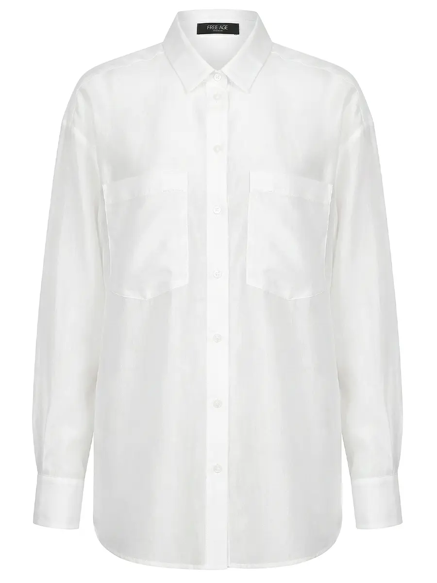 Рубашка из хлопка и тенселя