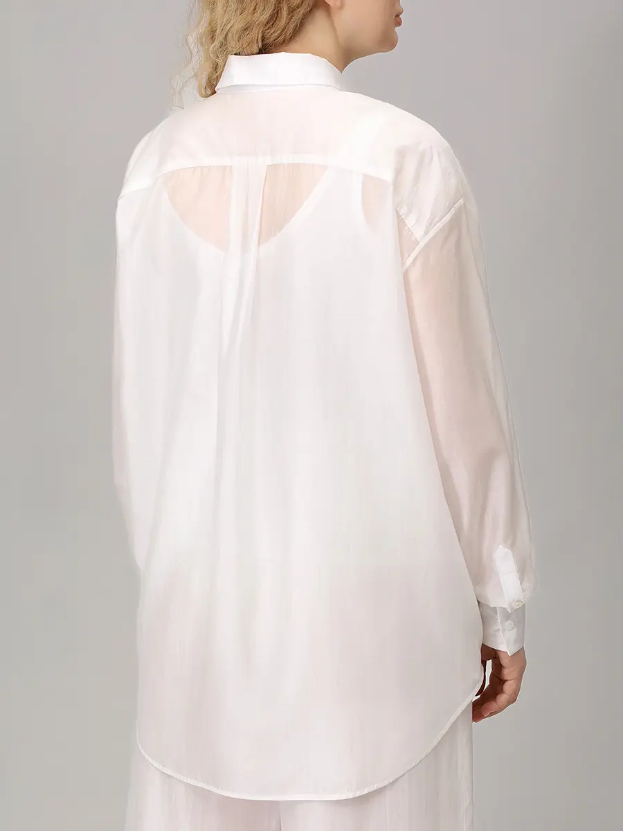 Рубашка из хлопка и тенселя