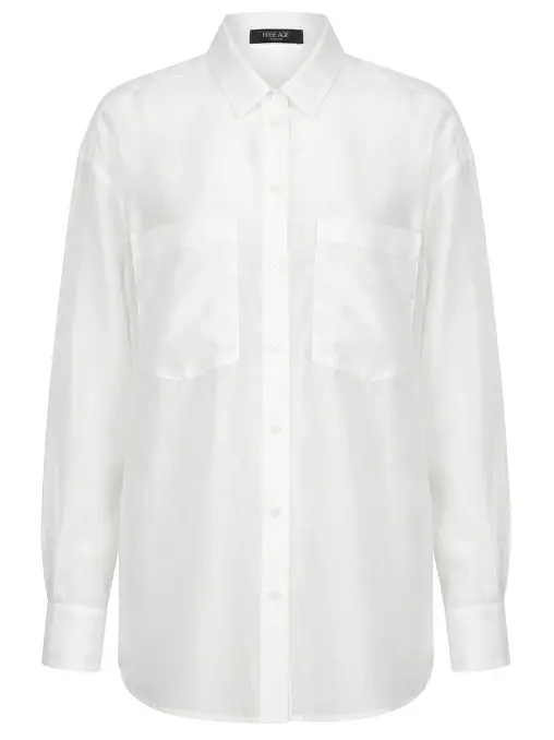 Рубашка из хлопка и тенселя FREE AGE