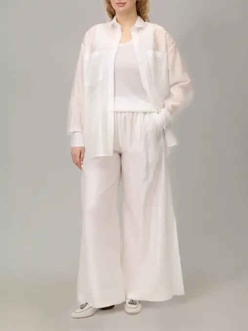 Рубашка из хлопка и тенселя FREE AGE