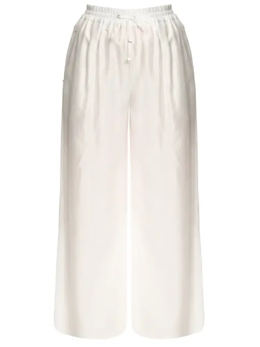 Брюки из хлопка и тенселя FREE AGE