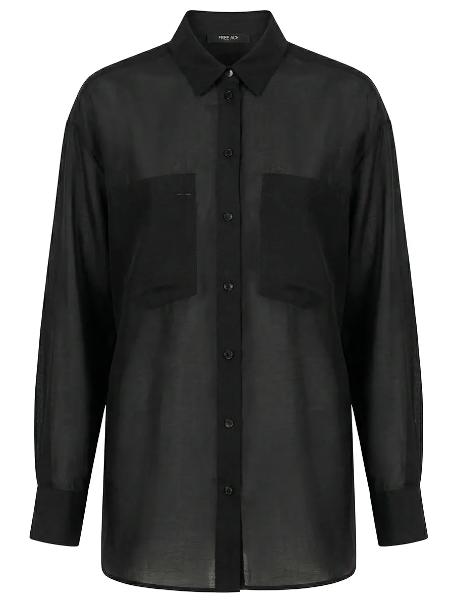 Рубашка из хлопка и тенселя