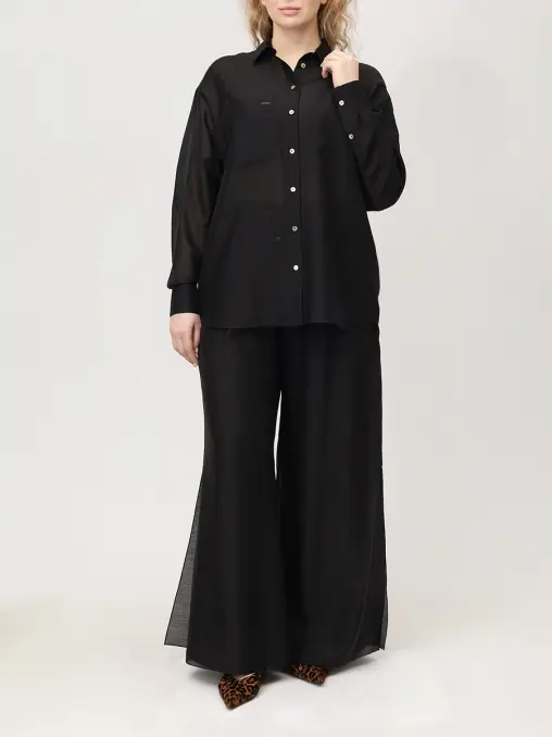 Брюки из хлопка и тенселя FREE AGE