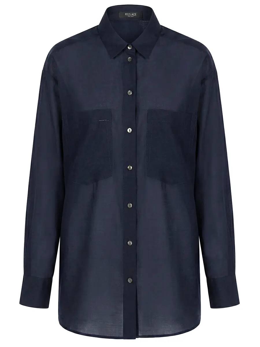 Рубашка из хлопка и тенселя