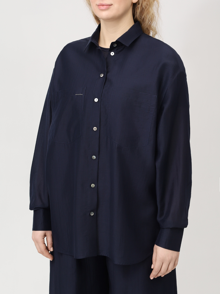 Рубашка из хлопка и тенселя