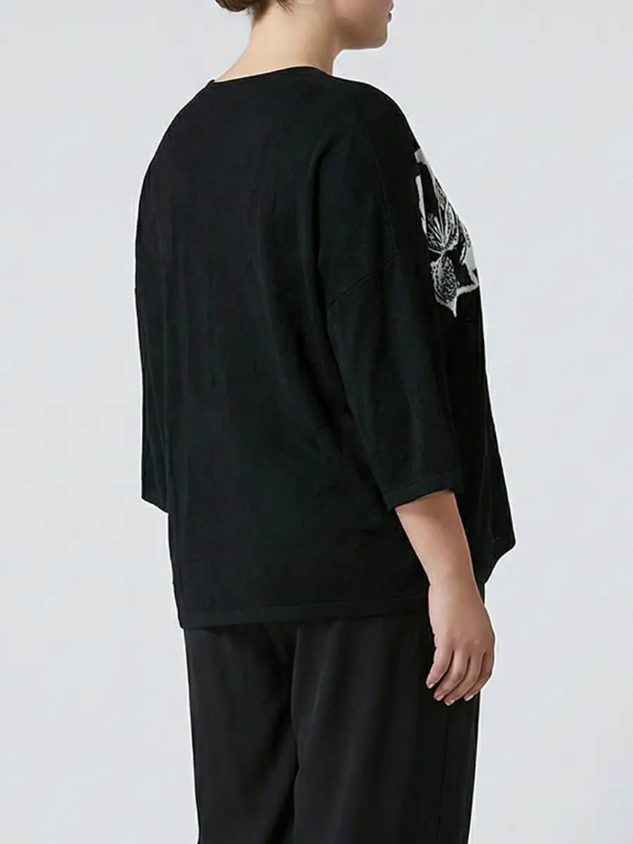 Кардиган из шелка и вискозы