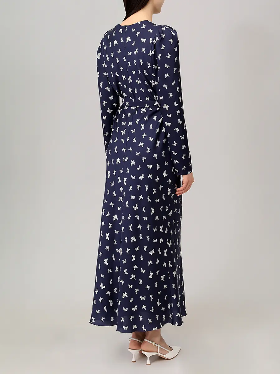 Платье шелковое