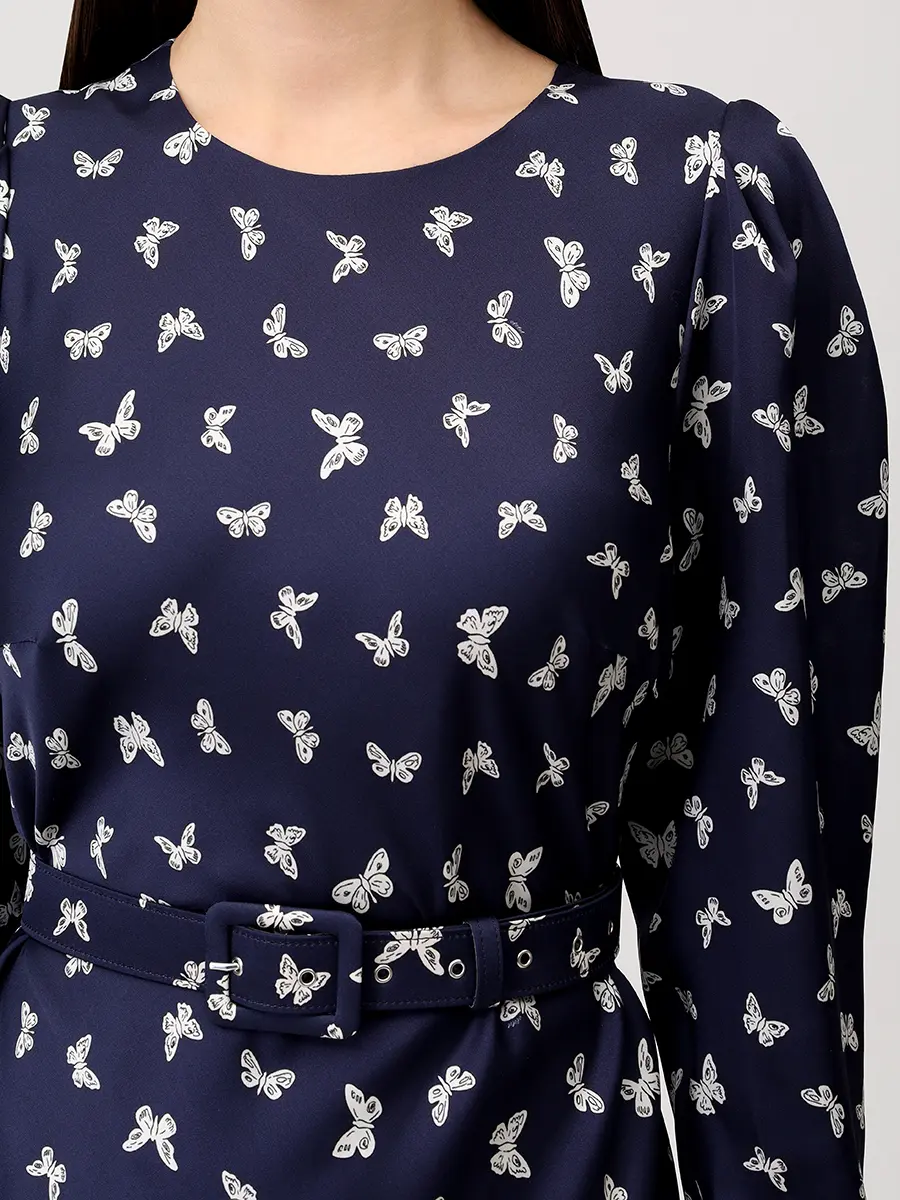 Платье шелковое