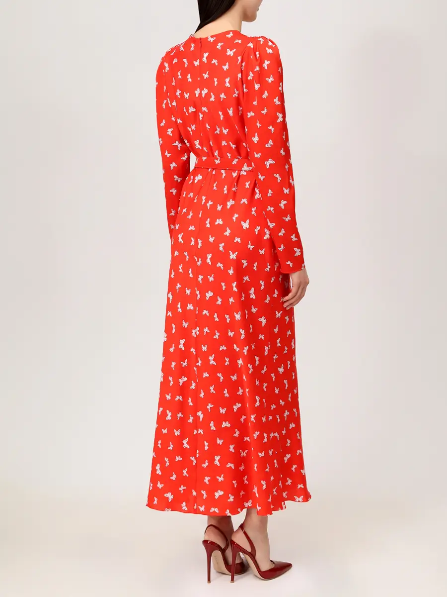 Платье шелковое