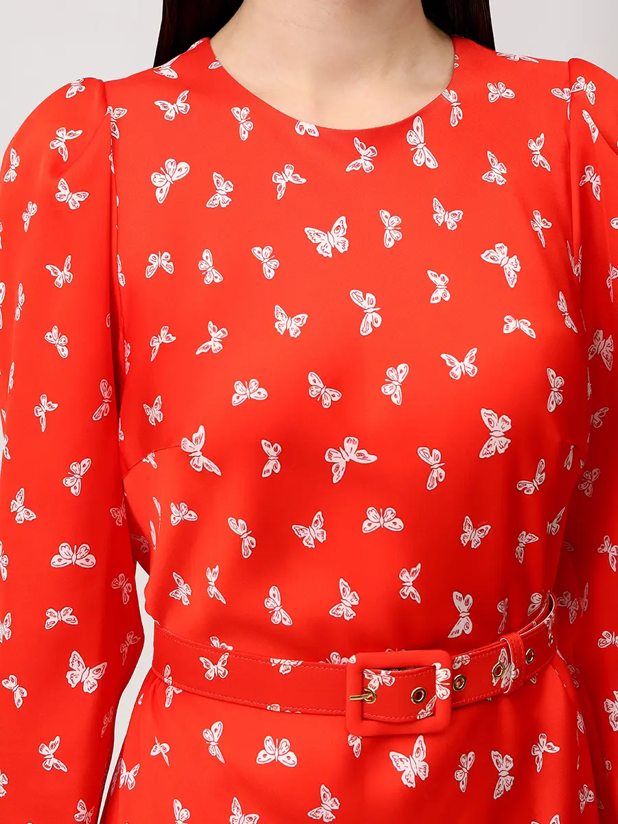 Платье шелковое