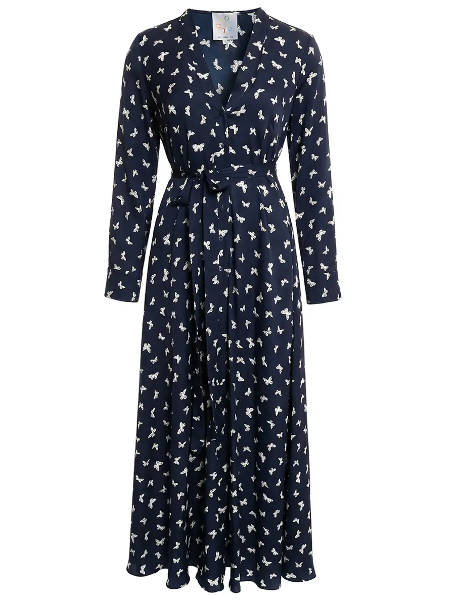 Платье шелковое