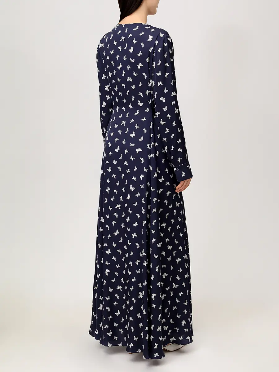 Платье шелковое