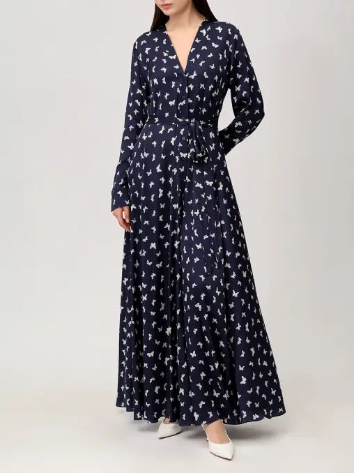 Платье шелковое OLOLOL