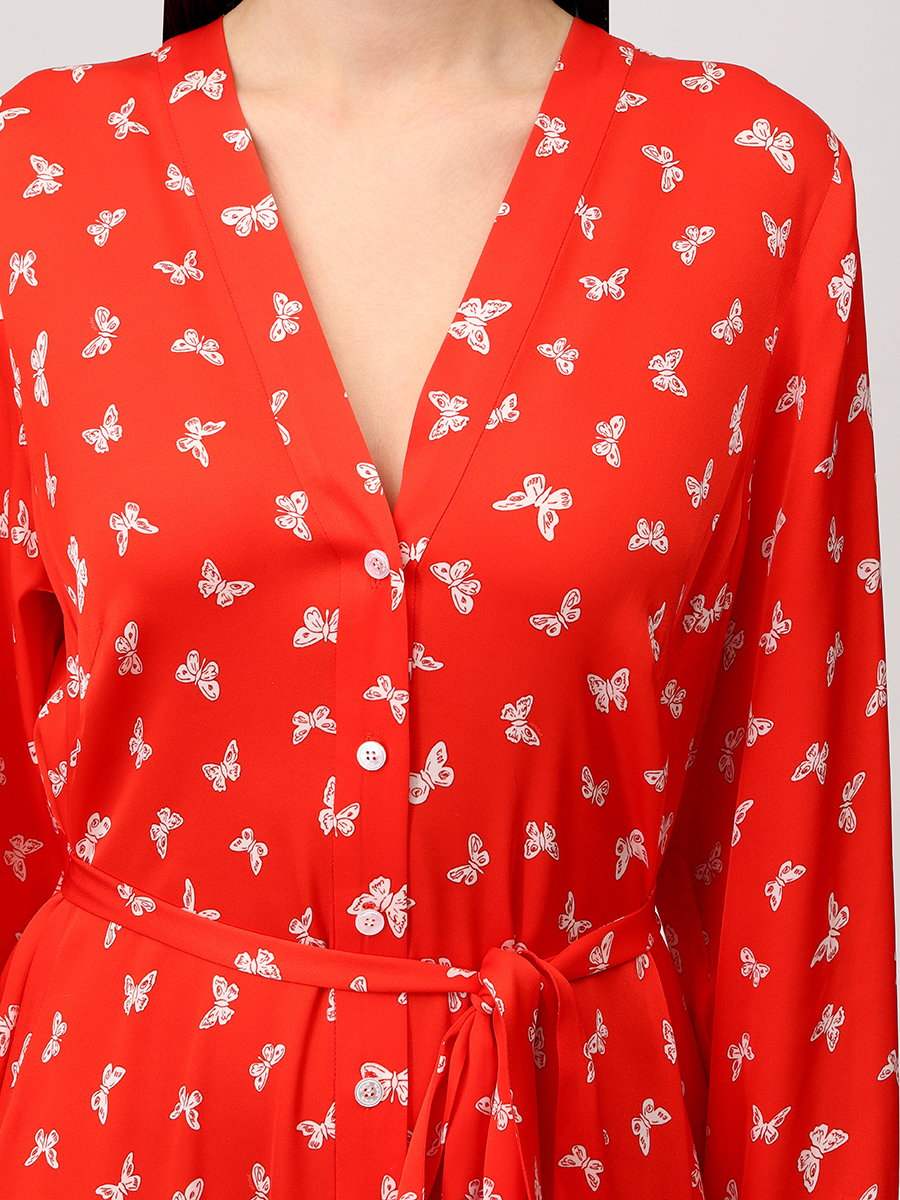 Платье шелковое