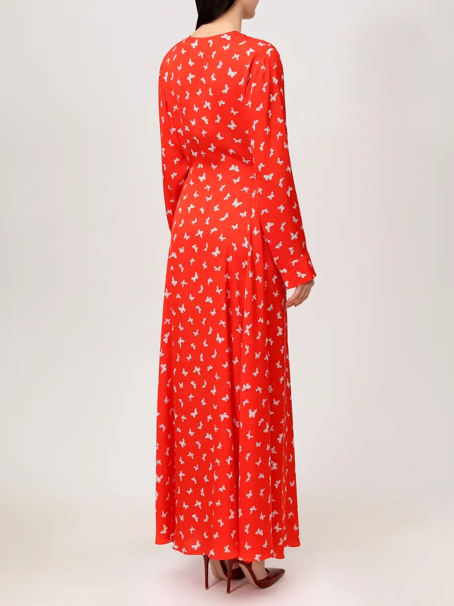 Платье шелковое