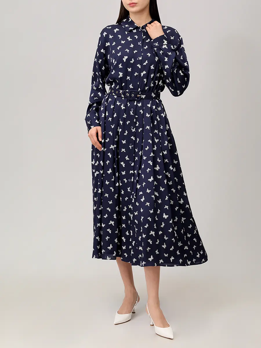 Платье шелковое