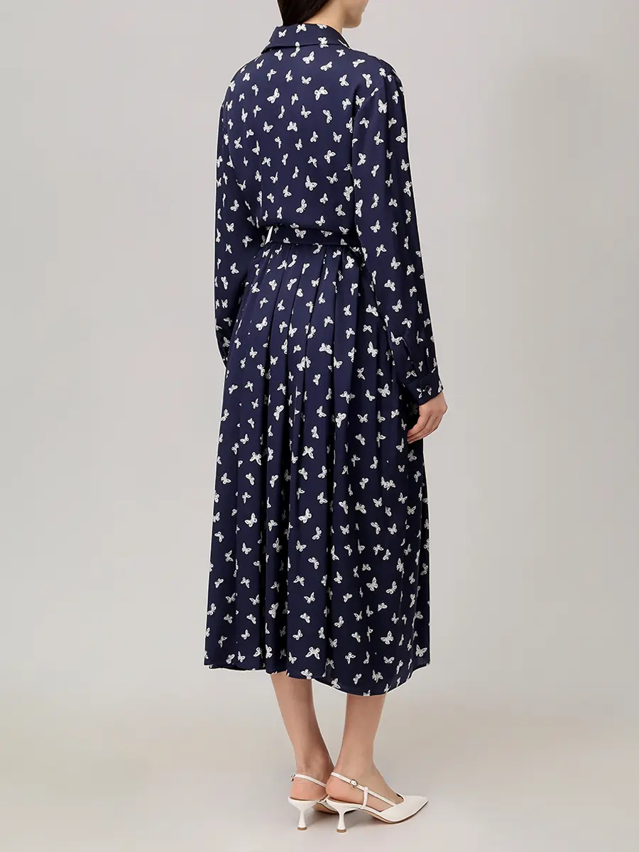 Платье шелковое