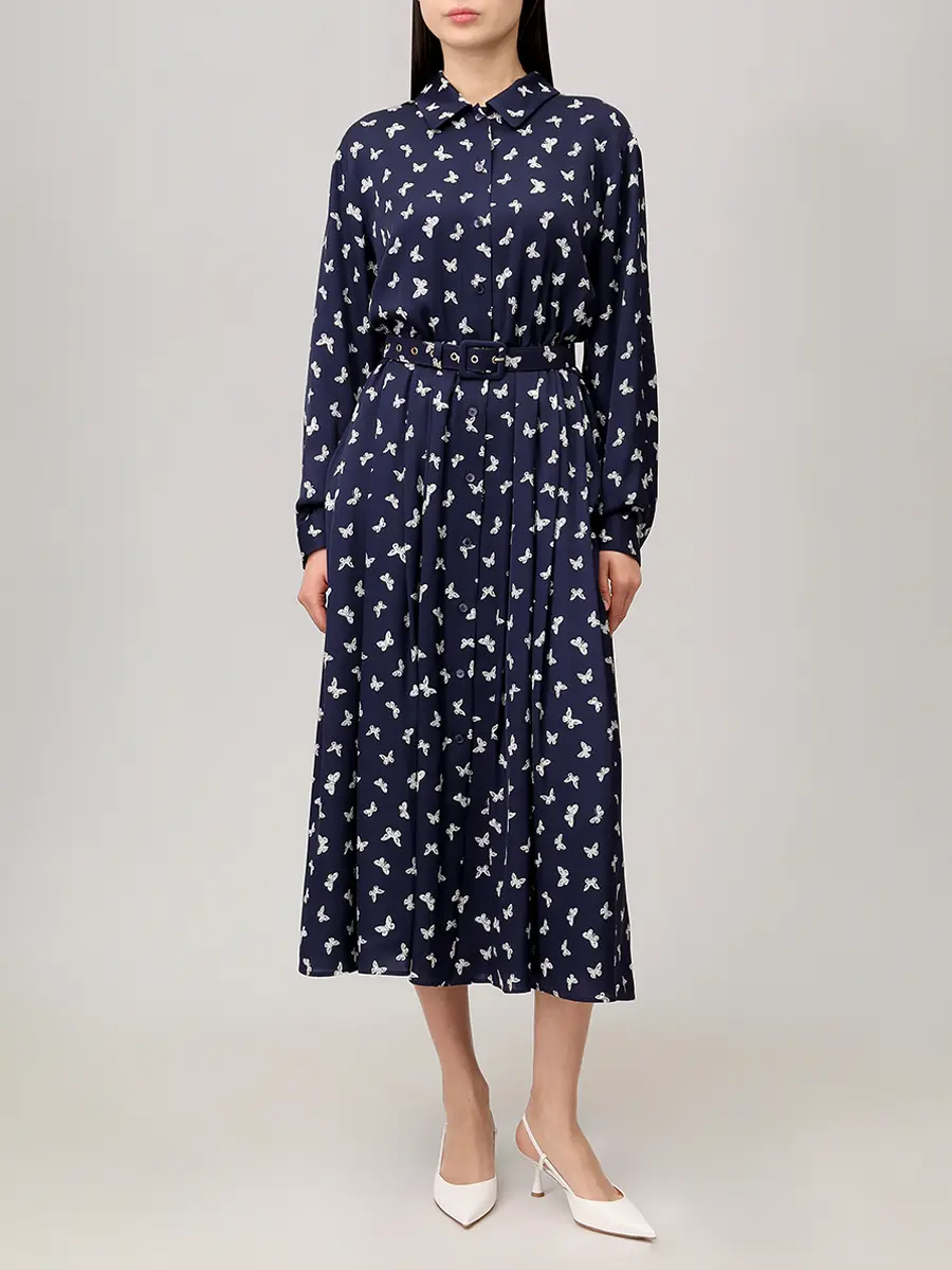 Платье шелковое