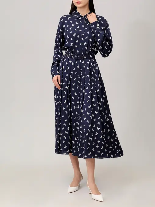 Платье шелковое OLOLOL