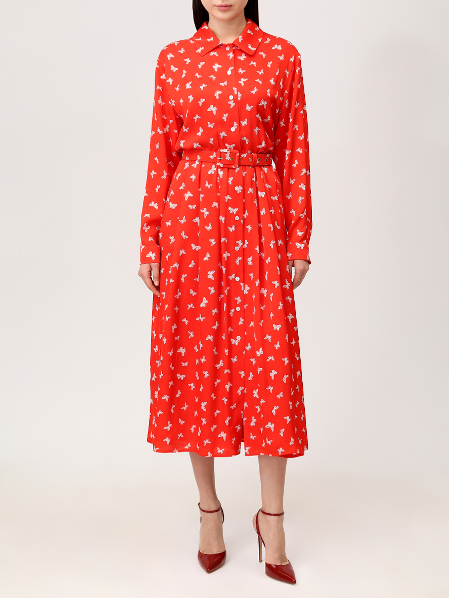 Платье шелковое