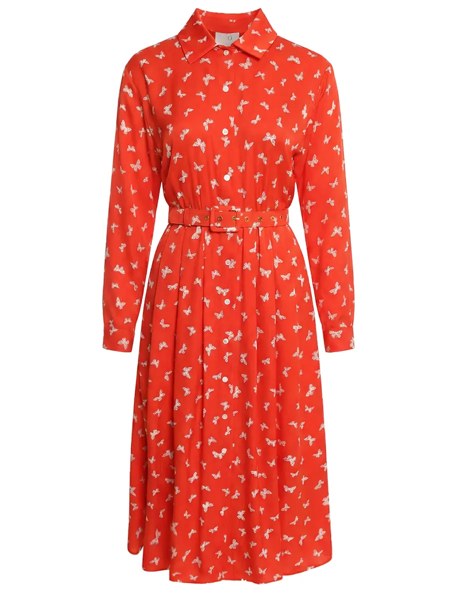 Платье шелковое