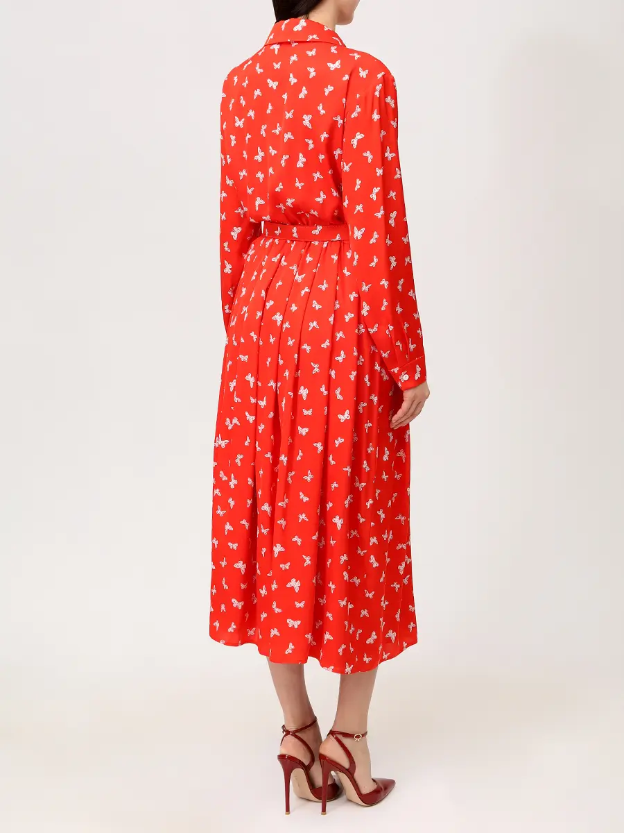 Платье шелковое