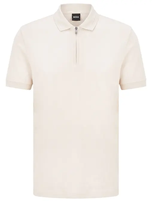 Поло из хлопка и лиоцелла BOSS