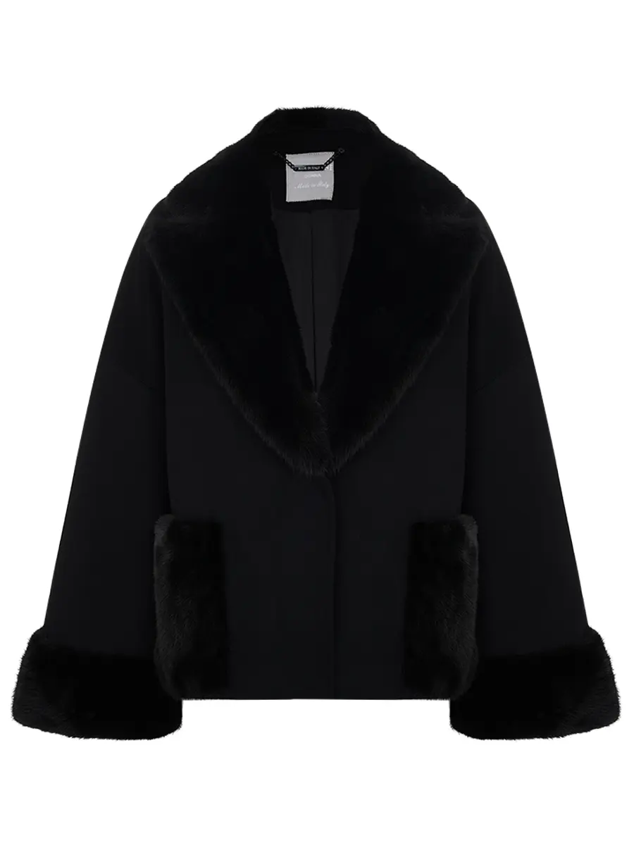 Полупальто шерстяное