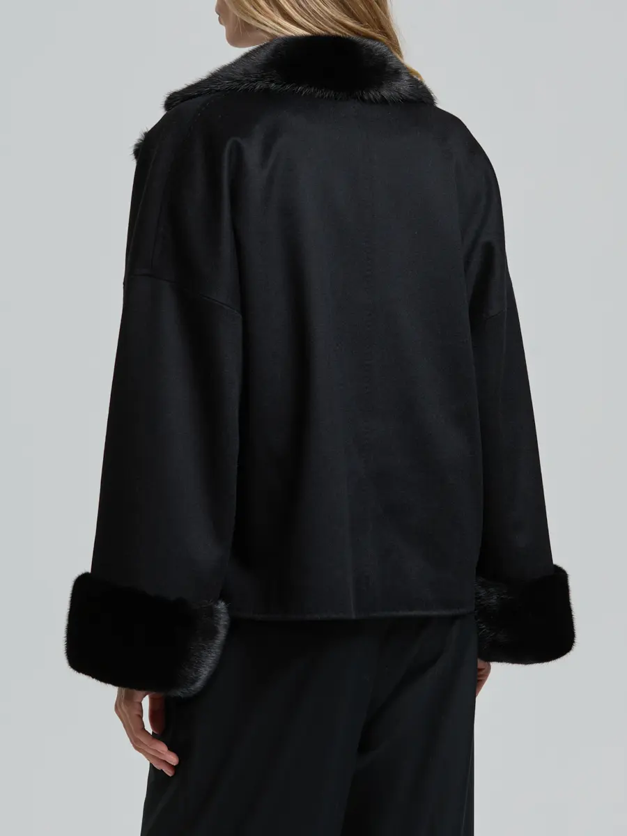 Полупальто шерстяное