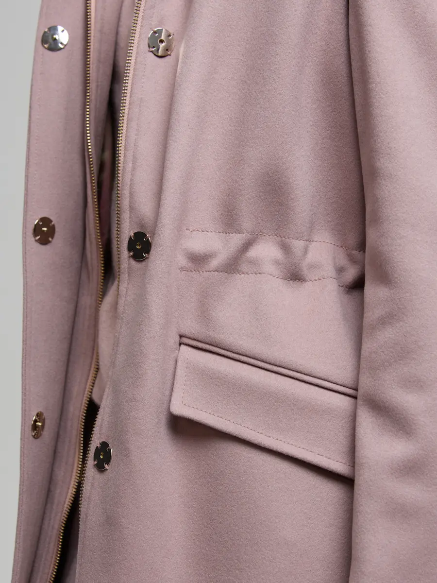 Парка с мехом соболя