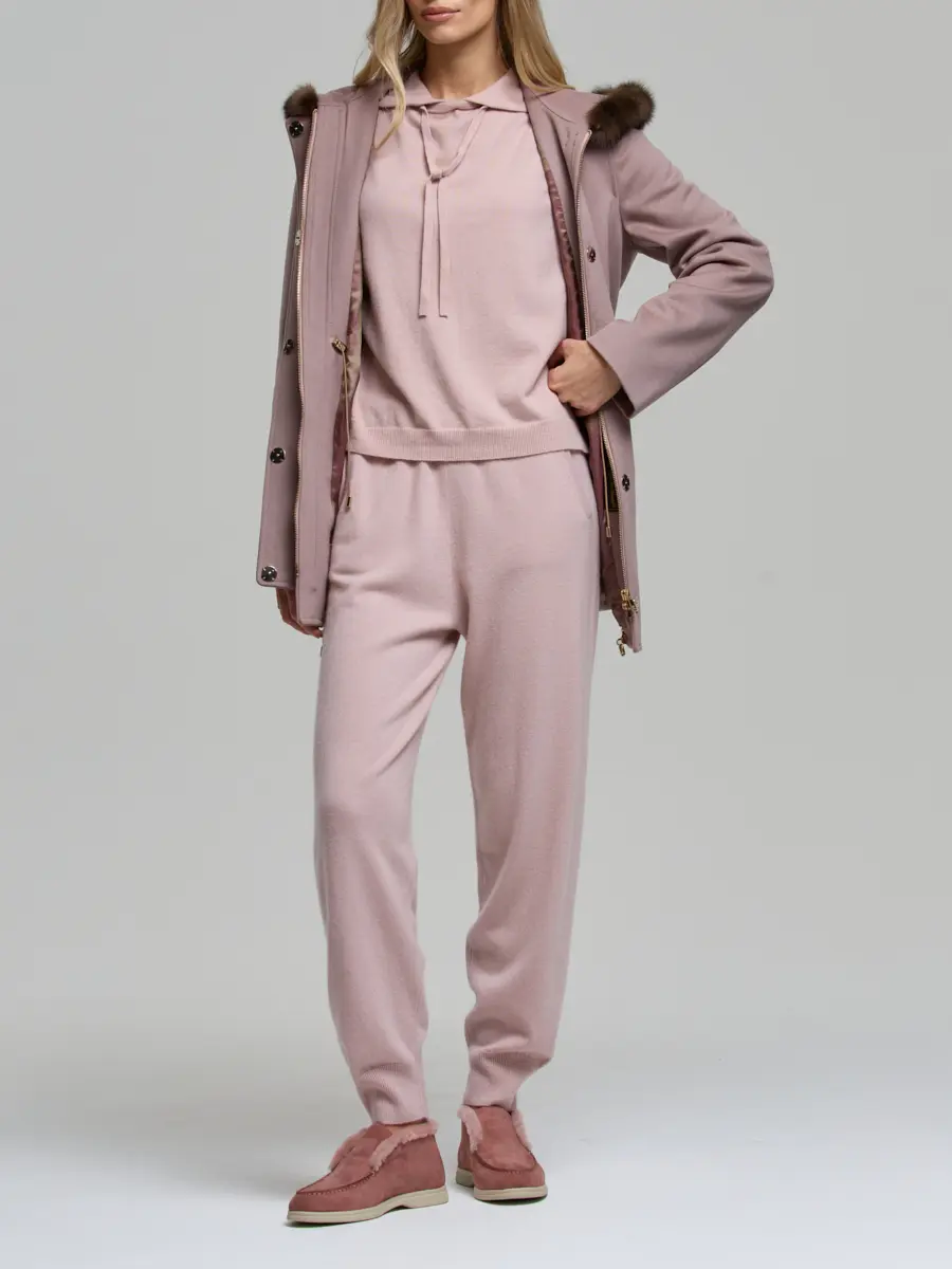 Парка с мехом соболя