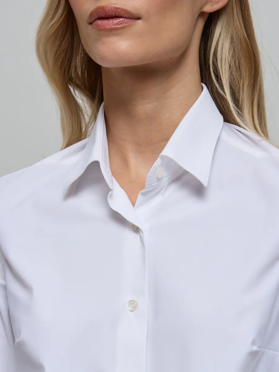 Рубашка однотонная